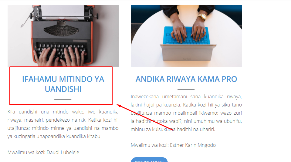 SOMA KOZI YA BURE 4: IFAHAMU MITINDO MINNE YA UANDISHI