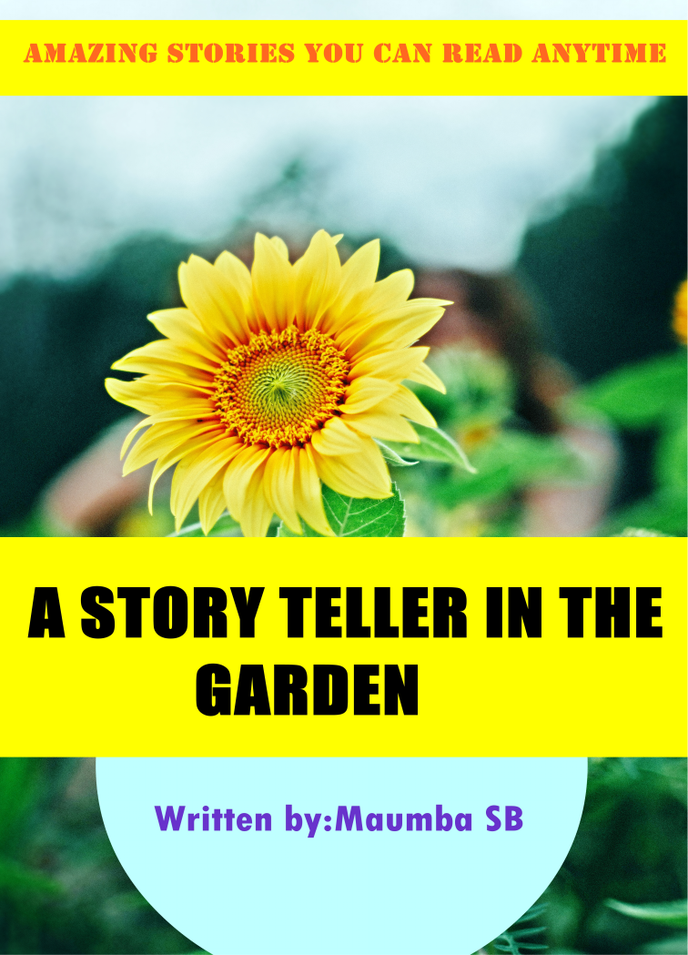 A storyteller in the garden