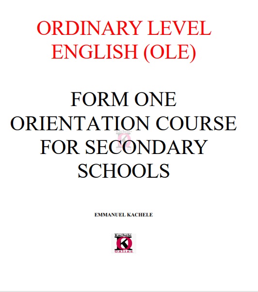 Form One English Orientation Course for Secondary Schools