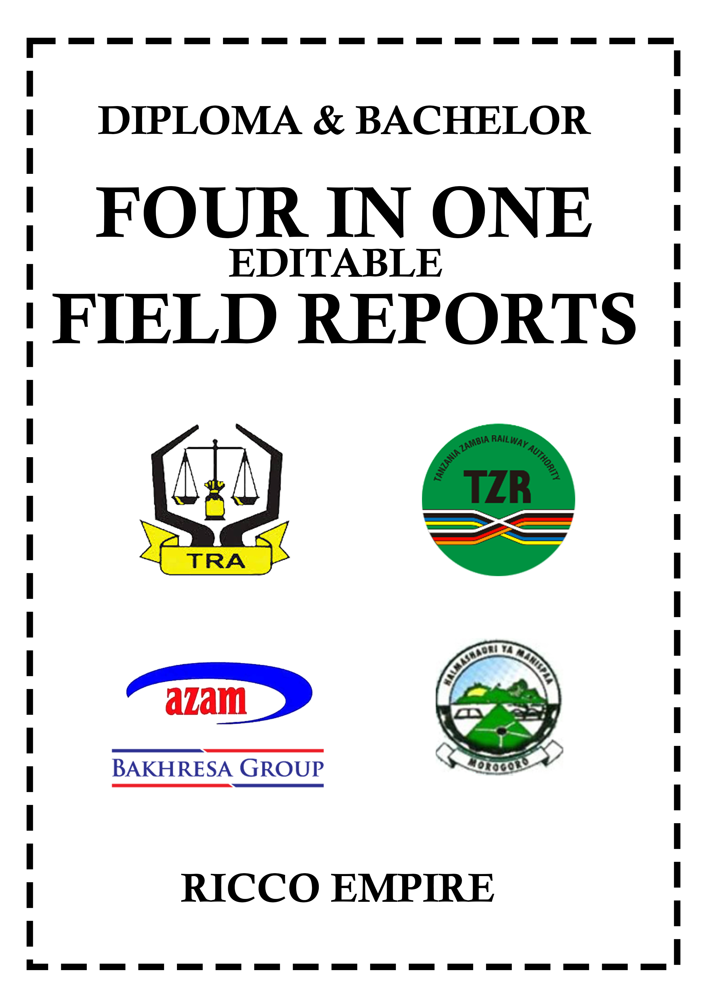 Four in one editable Field reports