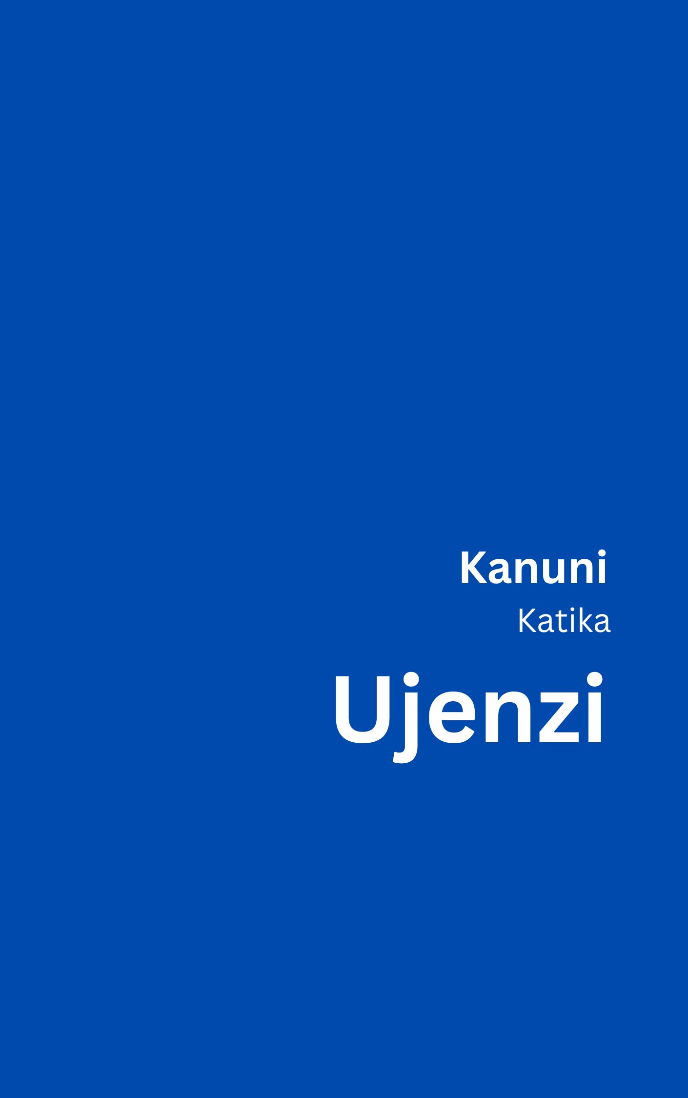 Kanuni Katika Ujenzi
