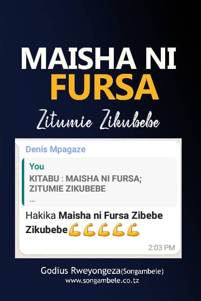 MAISHA NI FURSA:ZITUMIE ZIKUBEBE