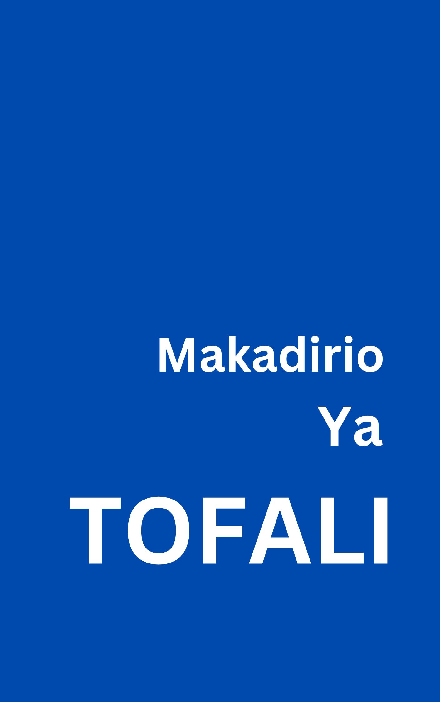 Makadirio Ya Matofali
