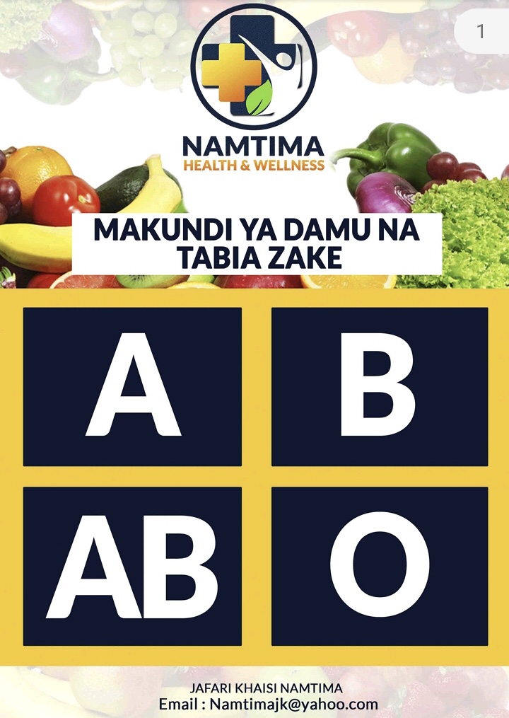 MAKUNDI YA DAMU NA TABIA ZAKE