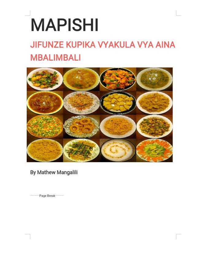 MAPISHI YA VYAKULA MBALIMBALI